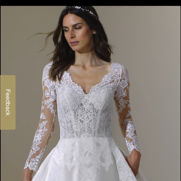 New Pronovias Albion Wedding dress size 10 NWT - Picture 2 of 15